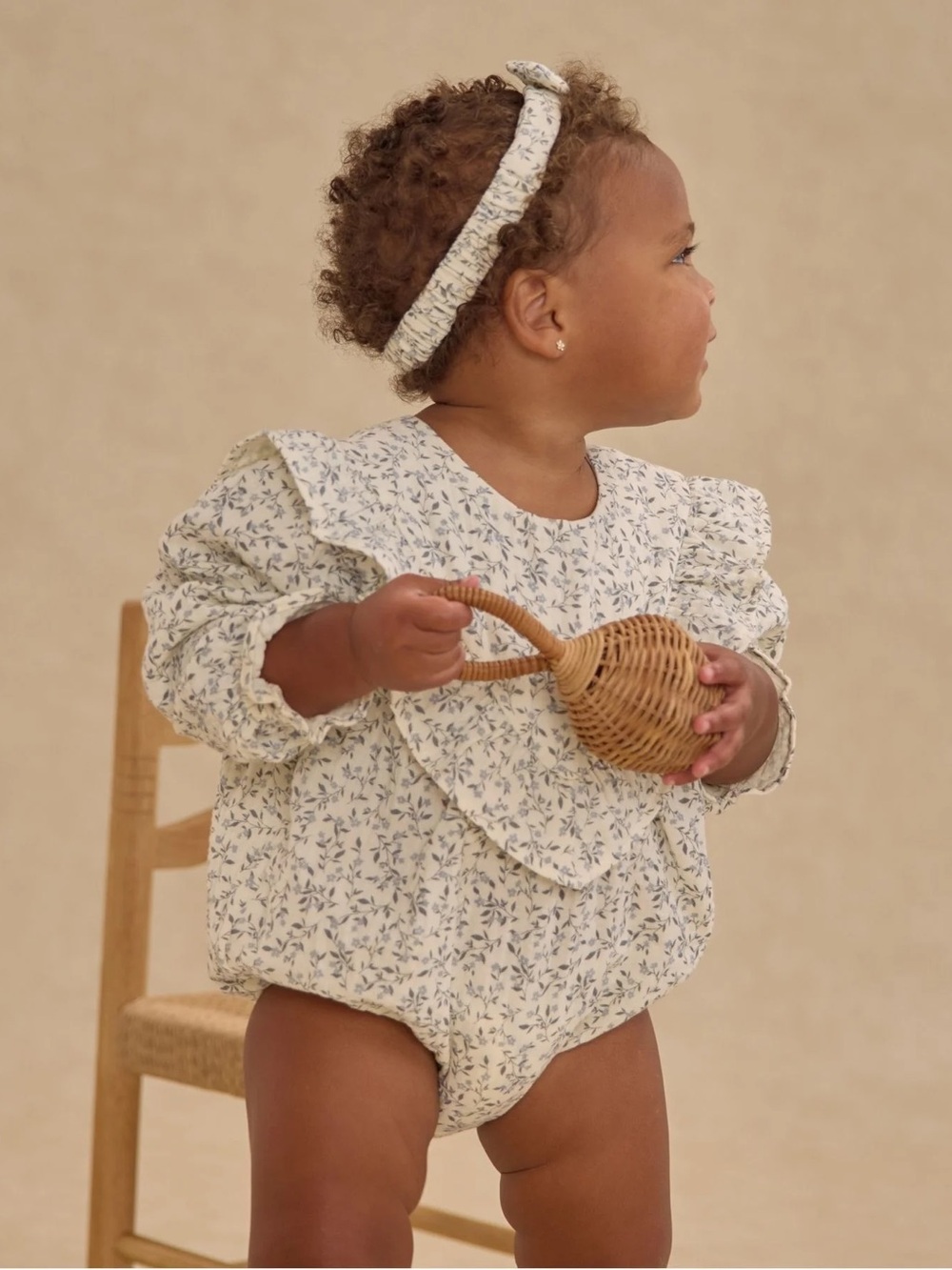 Rylee & Cru Winnie Romper Blue Vines